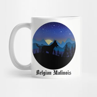 Belgian Malinois Dog Art Mug